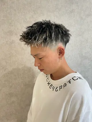 カラー メンズ バレイヤージュ特化｜ Takuのヘアスタイル