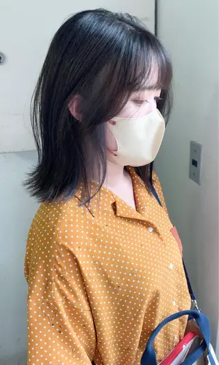 ミディアム カラー パーマ ヘアアレンジ メンズ キッズ ネイル マツエク・マツパ アイブロウ 🦕ウルフカット 🦕ａｋｉｈｏのヘアスタイル
