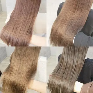 カラー セミロング ミルクティー特化 🌈島内　琢真🌈のヘアスタイル