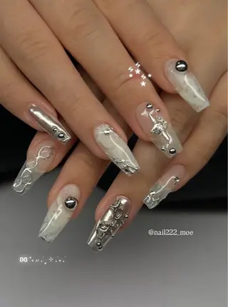 ネイル ⟡.*222⋰˚☆ MöEのネイルデザイン