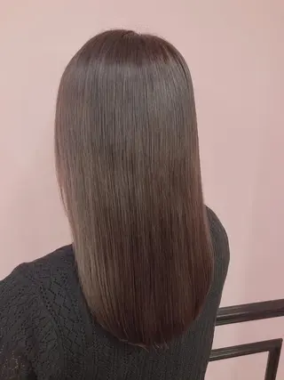 セミロング カラー パーマ ✨髪質改善縮毛矯正✨ 宇田川修平のヘアスタイル
