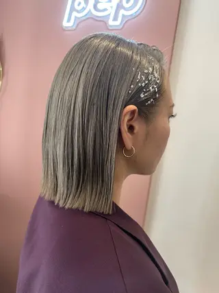 ミディアム pep natsumiのヘアスタイル