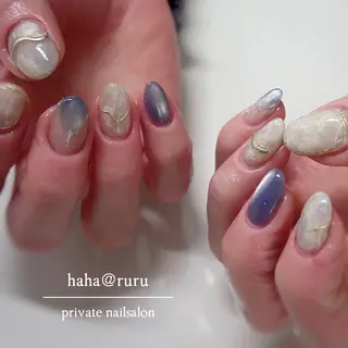 ネイル haha@ ruruのネイルデザイン