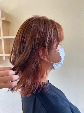 セミロング 中川 茜里のヘアスタイル