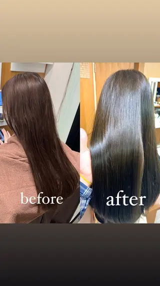 ロング カラー 透明感カラー/ イルミナカラーヒロキのヘアスタイル