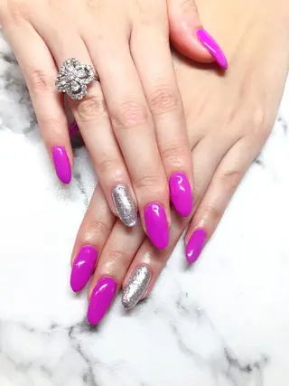 ネイル マツエク・マツパ マジック ミラーのネイルデザイン