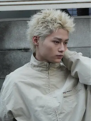 ショート ソフツイ/フェザー/ NEXT渋谷/颯のヘアスタイル