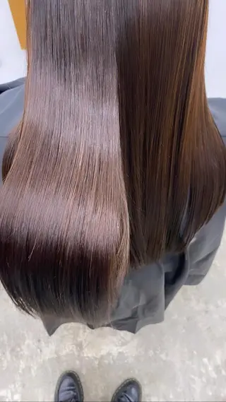 ロング パーマ KVELL ユナのヘアスタイル