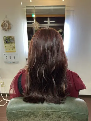 ロング カラー 💜推しインナー カラー/菊池柊真💜のヘアスタイル