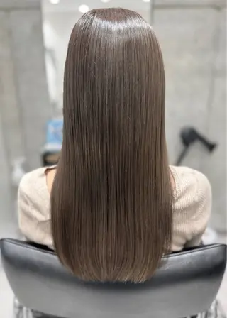 ロング カラー ドライ カット✂️髪質改善のヘアスタイル