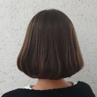 ミディアム カラー パーマ ヘアアレンジ かわい ゆうな 髪質改善/縮毛矯正のヘアスタイル