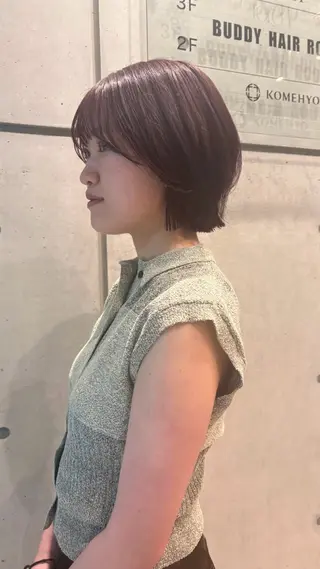 カラー abe yuikaのヘアスタイル