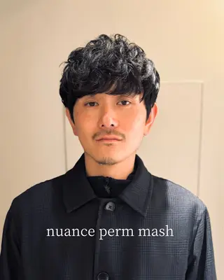 パーマ メンズ メンズショート 丸山 航輝のヘアスタイル