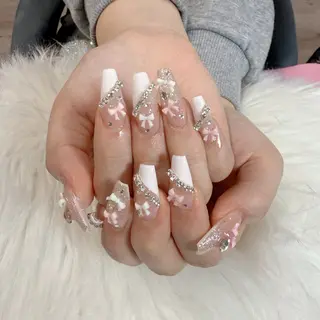 ネイル 🎀nana🫧 ワンホンネイル🎀のネイルデザイン