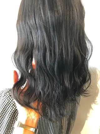 セミロング 村上 遼華のヘアスタイル