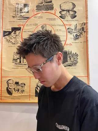 ショート SASAnagano 岩下サードゥのヘアスタイル