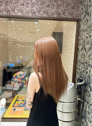 ロング カラー 北條 一真のヘアスタイル