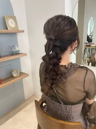 ロング ヘアアレンジ Osoko Hiyoriのヘアスタイル