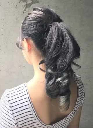 ロング カラー 髪質改善/レイヤー ストウシンゴのヘアスタイル