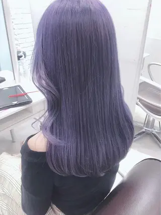 ロング カラー パーマ ヘアアレンジ メンズ キッズ ネイル マツエク・マツパ アイブロウ 🎀韓国レイヤー YURINA🎀のヘアスタイル
