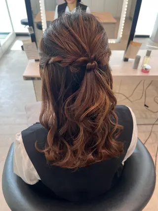 ロング ヘアアレンジ 🌷透明感カラー🌷 内田零菜のヘアスタイル