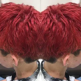 カラー メンズ 韓国レイヤー×透明感 カラー/山崎一輝のヘアスタイル