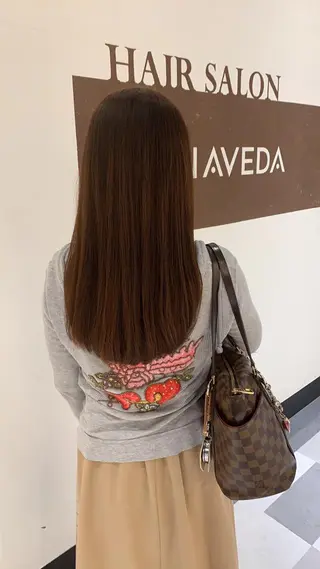 ロング カラー 🧸 仲間ひめかのヘアスタイル