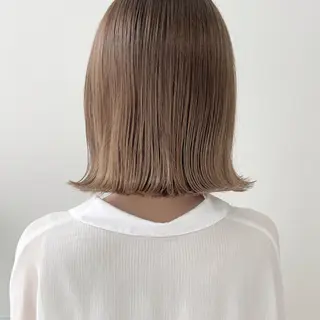 ミディアム カラー ニュアンスパーマ/ レイヤー/茶屋町のヘアスタイル