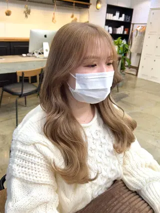 ロング カラー ヘアアレンジ 🎀暖色カラー🎀 ♡yurika♡のヘアスタイル