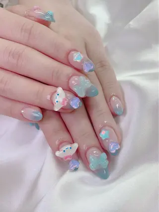 ネイル lucky nail 歌舞伎町のネイルデザイン