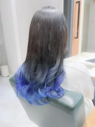 ロング ヘアアレンジ カラー Days 透明感カラーのヘアスタイル