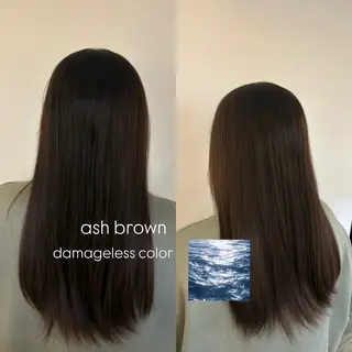 ロング カラー 松井 詩織のヘアスタイル