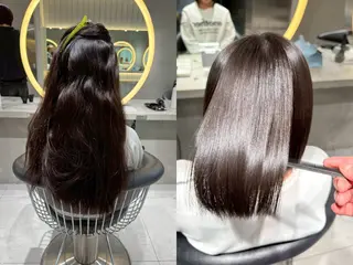 セミロング 谷川が作る熊本1🥇 レイヤーカットのヘアスタイル