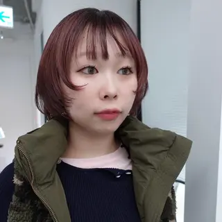 ショート カラー ヘアアレンジ 🌐サトウ リョウ🌐のヘアスタイル