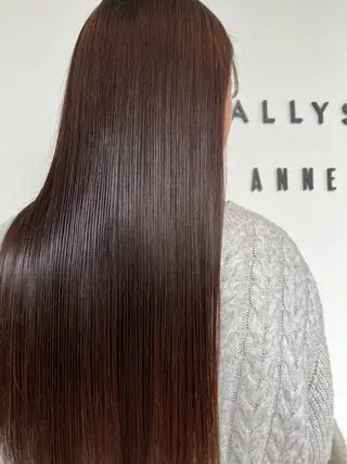 セミロング カラー 寺西 恵🪡🤍のヘアスタイル
