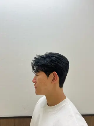 ショート パーマ ダウンパーマ/ 韓流ヘア/下栃棚渚のヘアスタイル