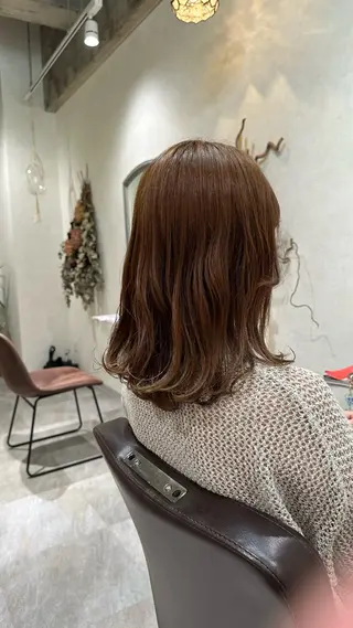 セミロング REGO Hair &eye salonのヘアスタイル