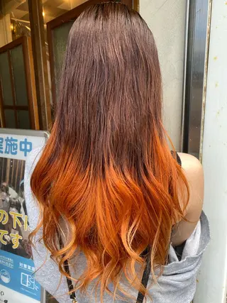 ロング カラー パーマ ヘアアレンジ メンズ キッズ ネイル マツエク・マツパ 🌈髪質改善・美髪矯 正・平野瀬乃🌈のヘアスタイル