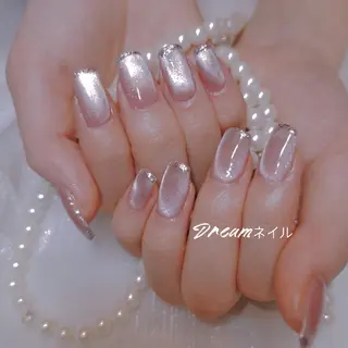ネイル フィルイン・深爪矯正 長さ出し🎀のネイルデザイン