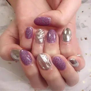 カラー ネイル Q Free nailsのネイルデザイン