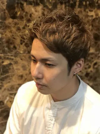 ショート メンズ 岡本 耕太郎のヘアスタイル