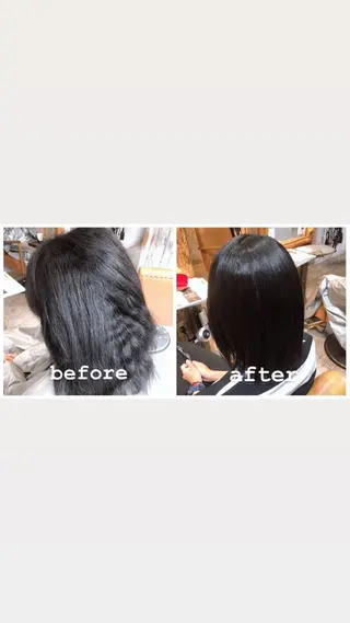 ミディアム 中村 優志のヘアスタイル