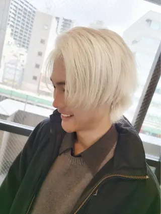 カラー NUMBER 天王寺YUYAのヘアスタイル