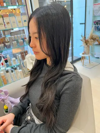 ミディアム カラー 堀井 凌平のヘアスタイル