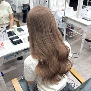 ロング カラー JUNSHIN🦋 ヘアセット／カラーのヘアスタイル