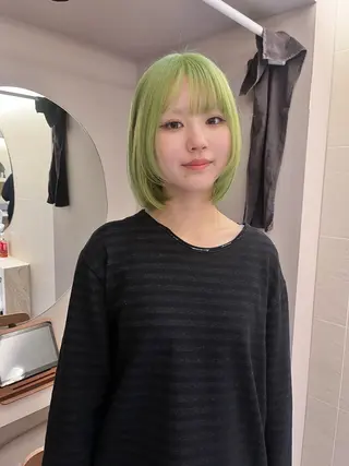 ミディアム カラー ブリーチモデル募集中 /表参道/うららのヘアスタイル