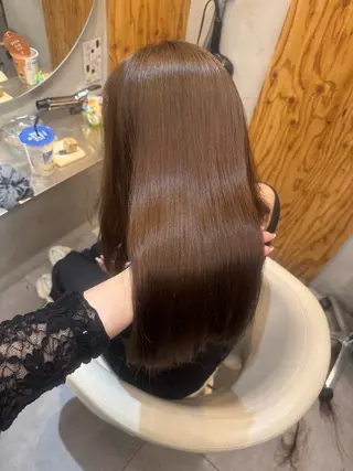 カラー 🌙ヘーゼルベージュ レイヤーカット🌙のヘアスタイル