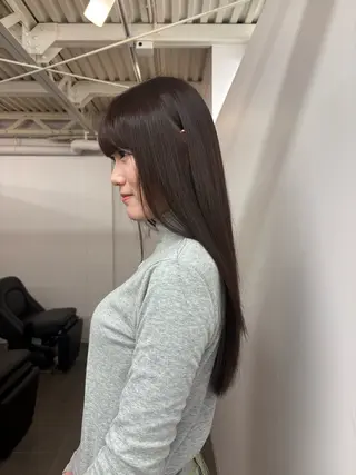 ロング カラー 心斎橋/透明感カラー / ミサキのヘアスタイル