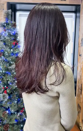 セミロング カラー Chic シックのヘアスタイル