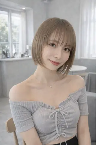 ショート sand clear所属・似合わせno.1 💎ボブ特化まなかのヘアスタイル